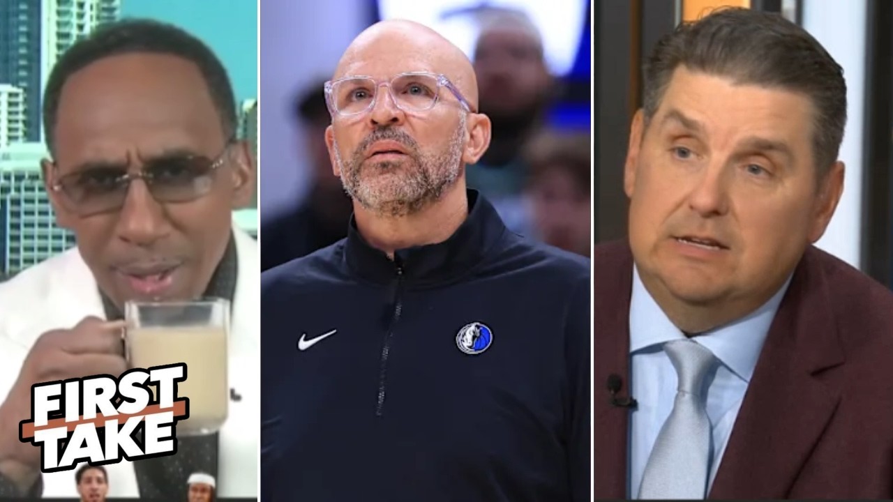 FIRST TAKE | "He’s just a scapegoat for Klay Thompson" - Stephen A on Mavs part ways with Jason Kidd