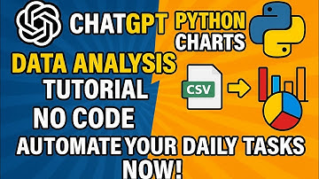ChatGPT Data Analysis Tutorial - Python Charts for Beginners (2025) - Automate you daily tasks Now!!