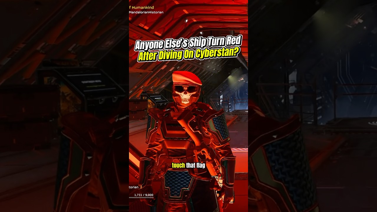 Корабли из фильма «Адские дайверы» окрашиваются в красный цвет после погружения на Киберстан? 