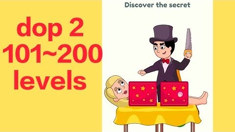 Dop 2 all levels | level 101 ~ 200 | brain games | delete one part 2 | bata boy gaming