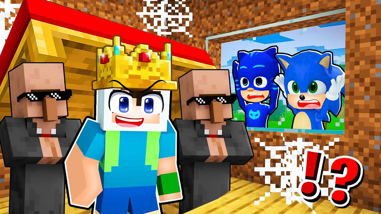 ENES KRAL OLDU VE BUNU FAKİR BEBEK SONİC VE PİJAMASKELİDEN GİZLEDİ! 😱 Minecraft