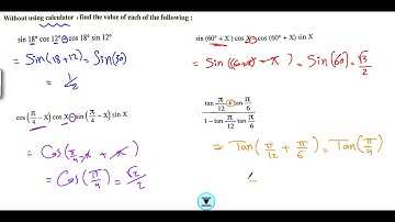 Mr.Eslam Sayed Secondary 2 (Trig. functions of sum & diff. between two angles) Scientific section