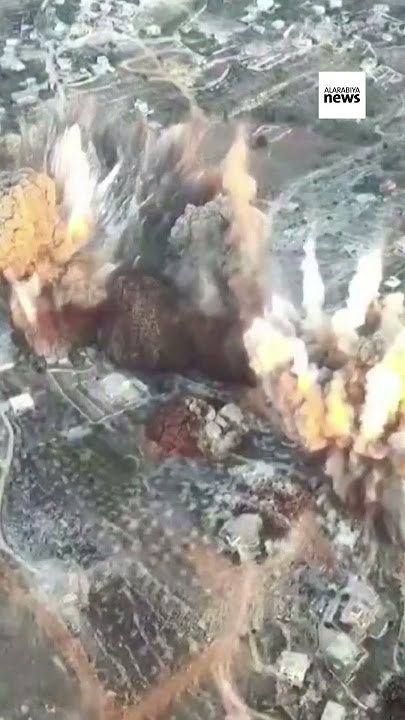Israeli army releases footage said to show strikes on Hezbollah underground compound in Lebanon