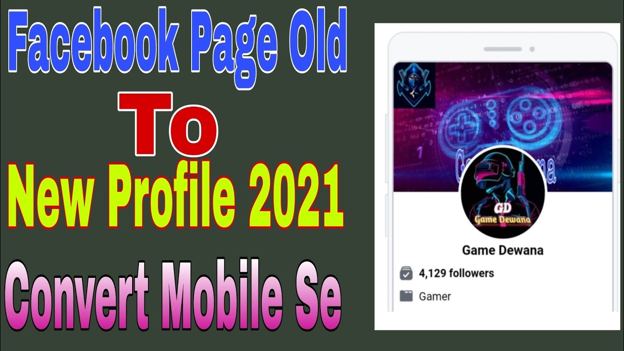 How To Switch Classic Page To Facebook New Page Experience 2021 | Facebook Page To Profile Convater.