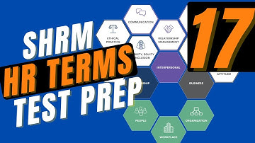 SHRM - HR Terms Explained - SHRM CP & SCP - Part 17
