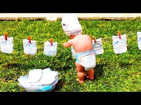 funny-baby-trying-to-help-mommy-in-housework---cute-baby-video