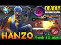 Hanzo Fast Farming with Deadly Demon Pneuma! - Top 1 Global Hanzo by Fox. - MLBB