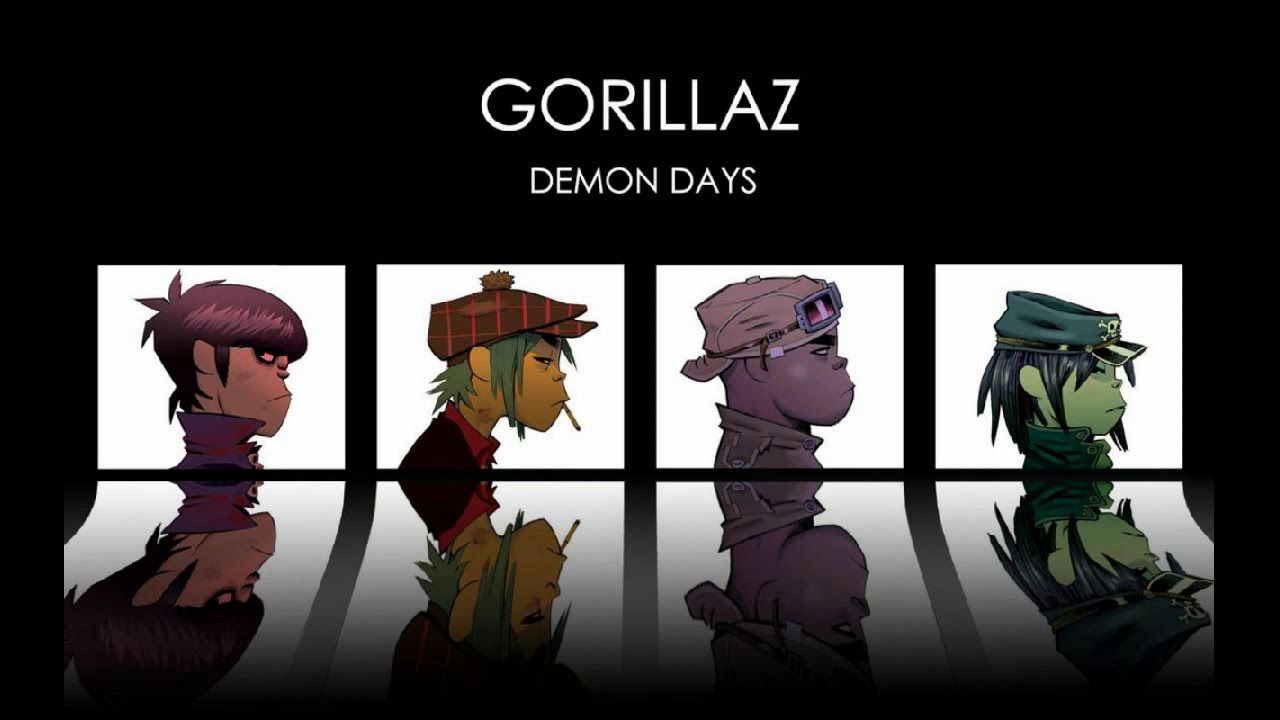 Группа gorillaz альбомы. Гориллаз Demon Days. Gorillaz обложка альбома Demon Days. Gorillaz - Demon Days (2005). Гориллаз 2001.