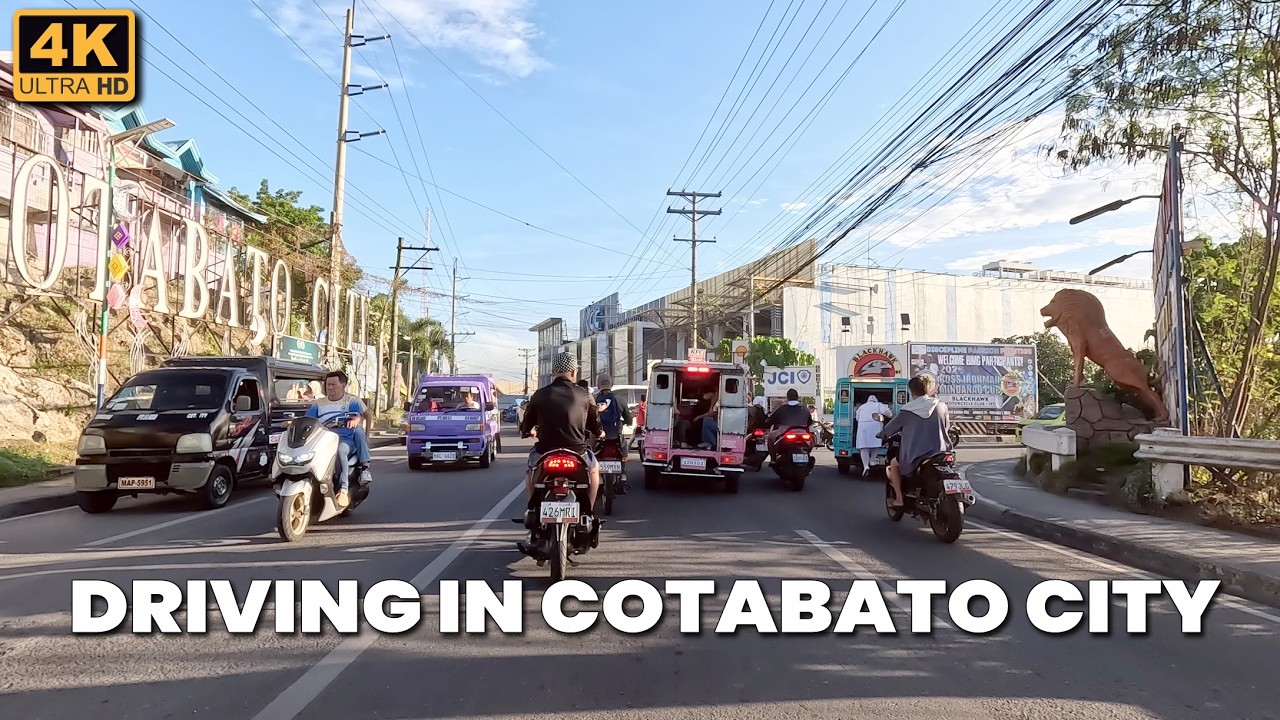 An Early Morning Rush Hour Drive in Cotabato City