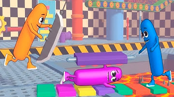 Wacky Run - Gameplay - Gameplay Walkthrough - All Levels (IOS, Android)