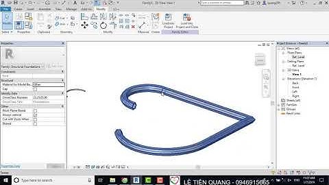 Tự học Revit Structure Bài 33 Dựng family bằng công cụ Sweep và Swet Blend trong Revit