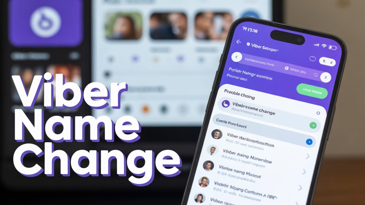 How to Change Your Viber Name - YouTube