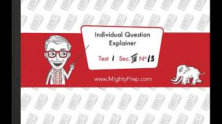 SAT Practice Test 1, Section 3, Question 13