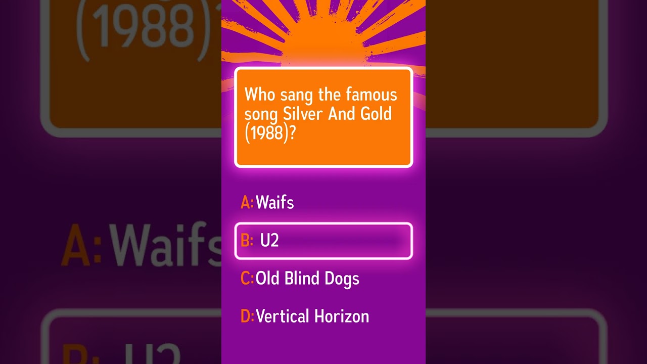 Can you tell me who sang Silver And Gold (1988)?