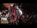 Tyson furys eccentric ring walk in preparation of his fight with deontay wilder  pbc on fox