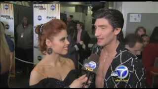 Evan Lysacek - Backstage after the Semifinals