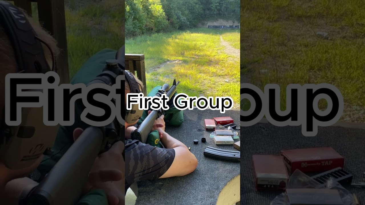 Новый Colt AR-15 20 дюймов, точность стрельбы на 100 ярдов с прицелом