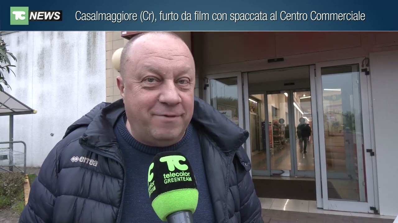 Casalmaggiore (CR), furto da film con spaccata al Centro Commerciale Padano
