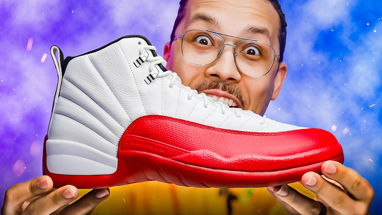 Air Jordan 12 Cherry - YouTube