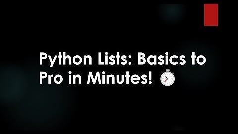 Python Basics For AWS Boto3 Automations - "Lists Made EASY! Python Tips 🐍"