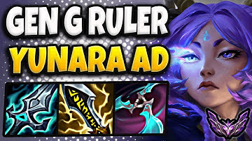 Yunara vs Aphelios ADC [ Gen.G Ruler ] Patch 25.17 Korea Master ✅