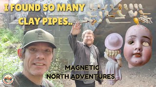 10 + CLAY PIPES \u0026 HIDDEN TREASURES PT.1 WITH MAGNETIC NORTH ADVENTURES .
