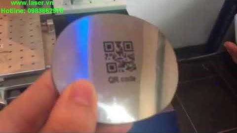 Cách khắc tạo mã QR Code trên kim loại