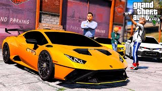 МОИ ДРУЗЬЯ ПОДОГНАЛИ НОВУЮ ТАЧКУ! МОЙ НОВЫЙ СПОРТКАР -LAMBORGHINI HURACAN STO! РЕАЛЬНАЯ ЖИЗНЬ ГТА 5