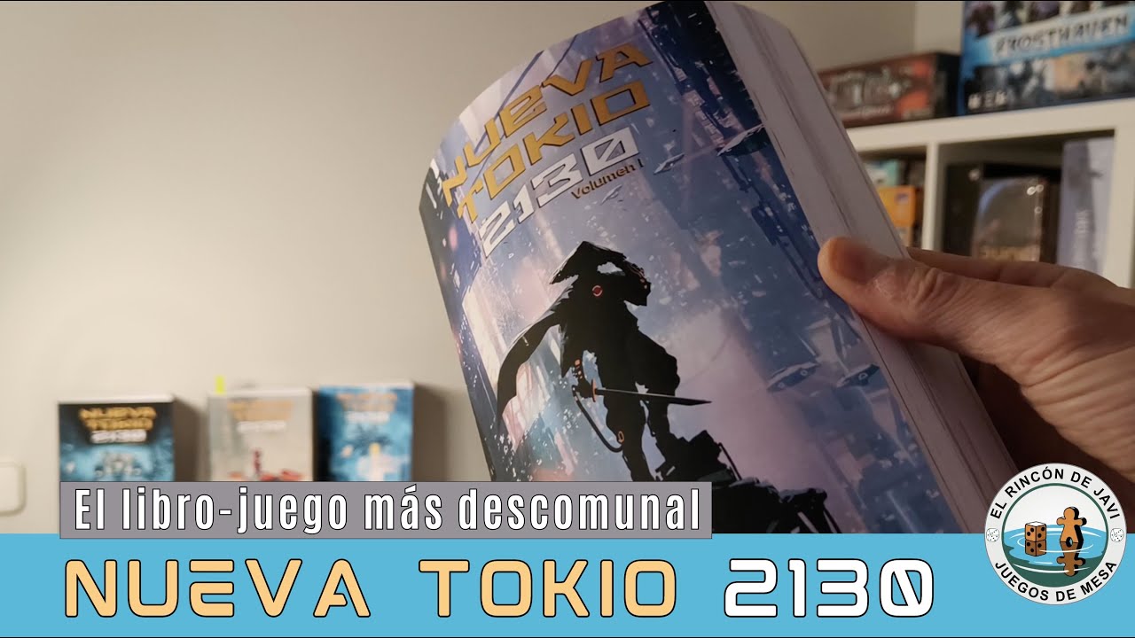 🥷 Nueva Tokio 2130. EL libro-juego más bestia de Riq Sol y David Velasco.