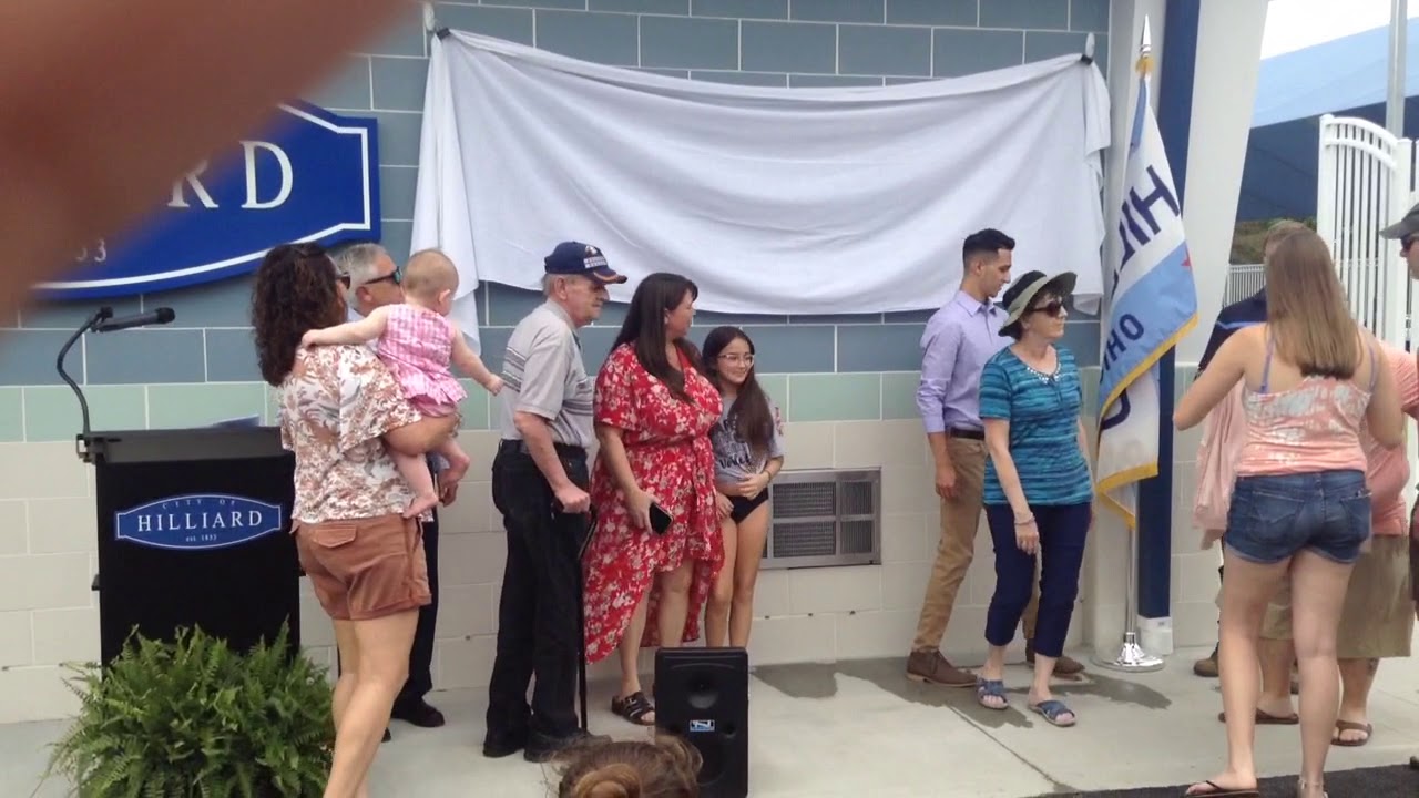 Dedication of the Clyde 'Butch' Seidle Community Pool in Hilliard YouTube