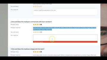 Leaving Feedback on a Performance Review as an Employee HR Advance