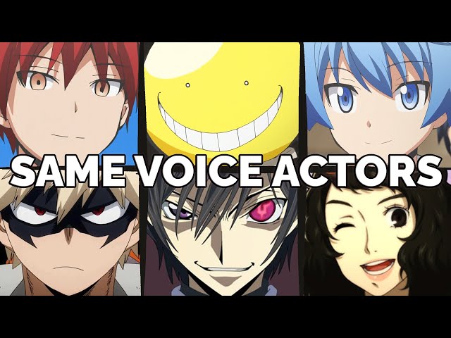 Seiyuu - Assassination Classroom Anime's Full Class 3-E Cast