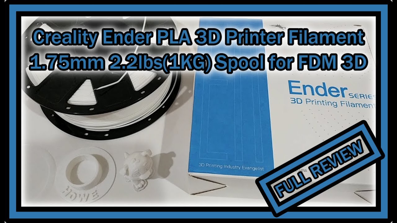 Creality Ender PLA 3D Printer Filament 1.75mm 2.2lbs(1KG) +/- 0.03