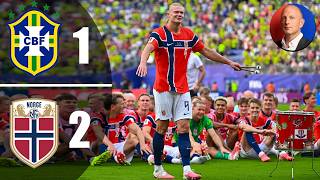 Peter Drury's poetic commentary on Brazil VS Norway 1-2. fifaworldcup2026 July 2026