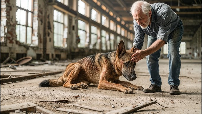 With Tears in His Eyes, the Vet Finds an Unseen Plea for Love on a Blind  Shepherd's Collar - YouTube