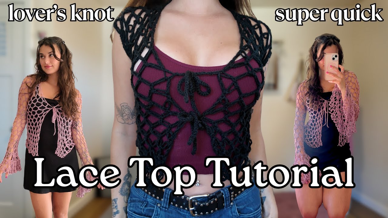 Crochet Lace Cardigan Tutorial | step-by-step beginner friendly