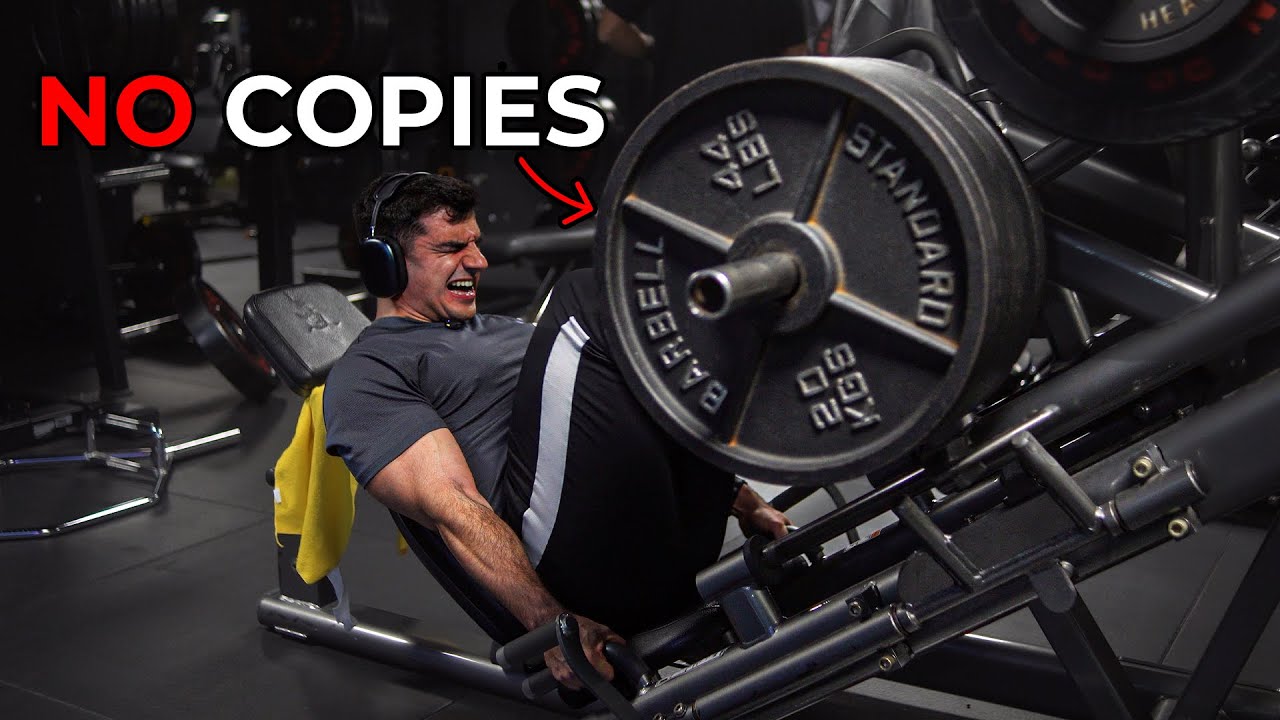 Así entreno pierna cuando voy en serio