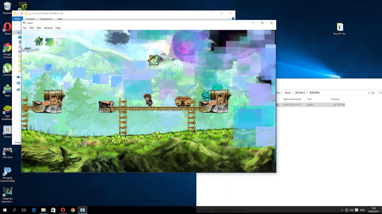 Xenia Xbox 360 Emulator Braid In Game - YouTube