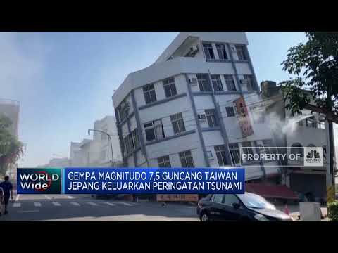 Gempa M7,5 Guncang Taiwan, Alarm Tsunami Berbunyi