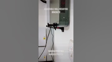 Hikvision dvr on a wall - adjustable wall brackets