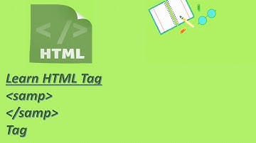 16.Samp HTML Tag||Part-16||Step by Step HTML Tutorials