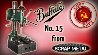 Drill press restoration from scrap metal