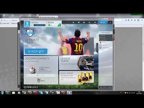 شرح طريقة تحميل و تسجيل في لعبة   fifa world online 2015 PC