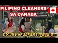 Cleaners needed in canada  no fees no age limit filipinos