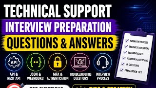 Technical Support Interview Questions & Answers | Interview Preparation 2026