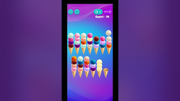 Ice cream sort puzzle expert level 54