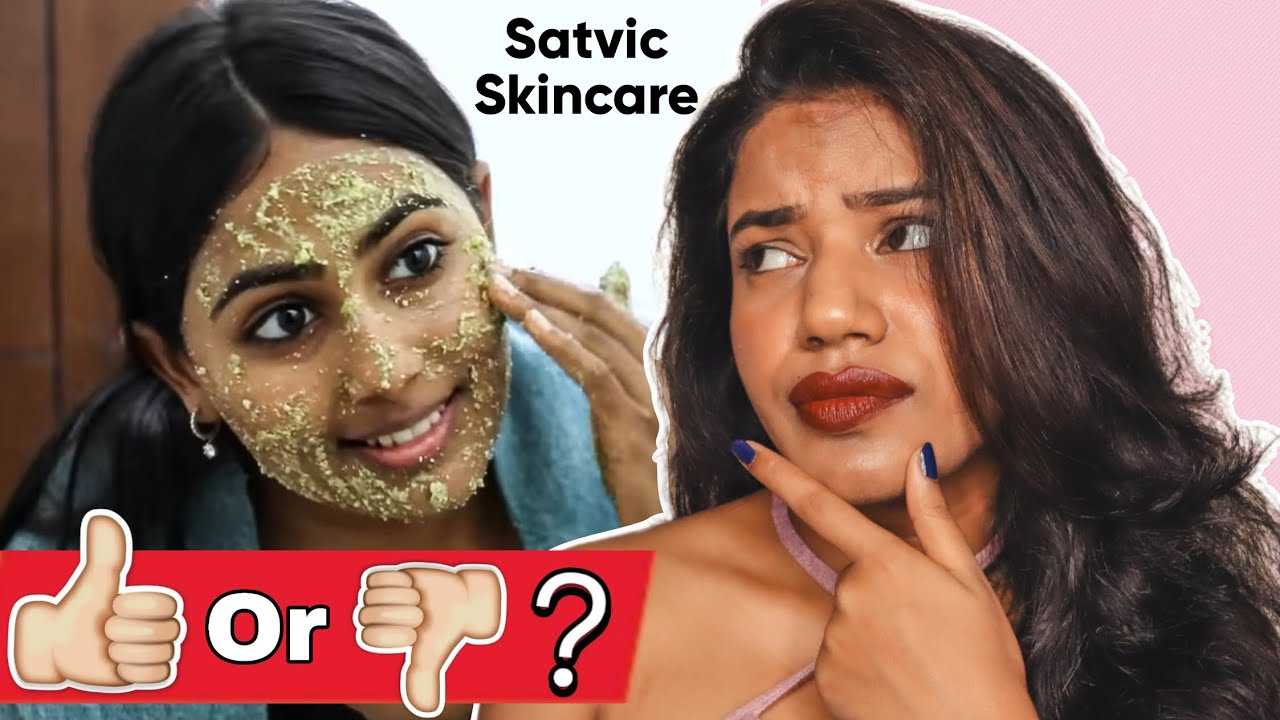 I Tried Satvic Skincare for 7 Days recommended by Satvic Movement | OMG 😱