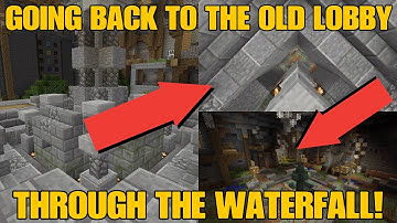 Minecraft Xbox One / PS4 - How To Go Back To The Old Minigame Lobby Through The Waterfall (Tutorial)