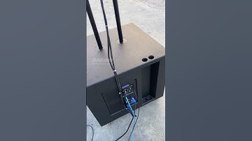 Daul 8" dual-pillar line array speaker tuning.#proaudio #speaker #raidongaudio #linearrayspeaker