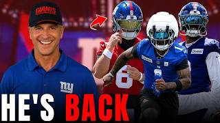 The Giants Just Got HUGE GOOD News from Day 1 Training Camp